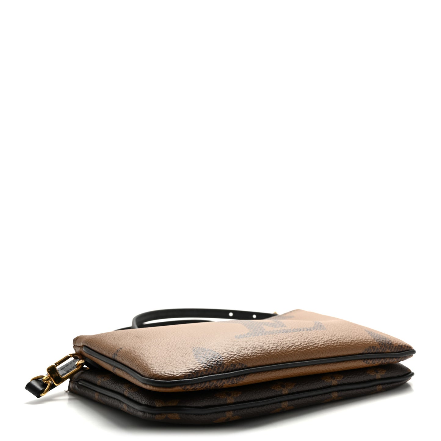 Reverse Monogram Giant Double Zip Pochette