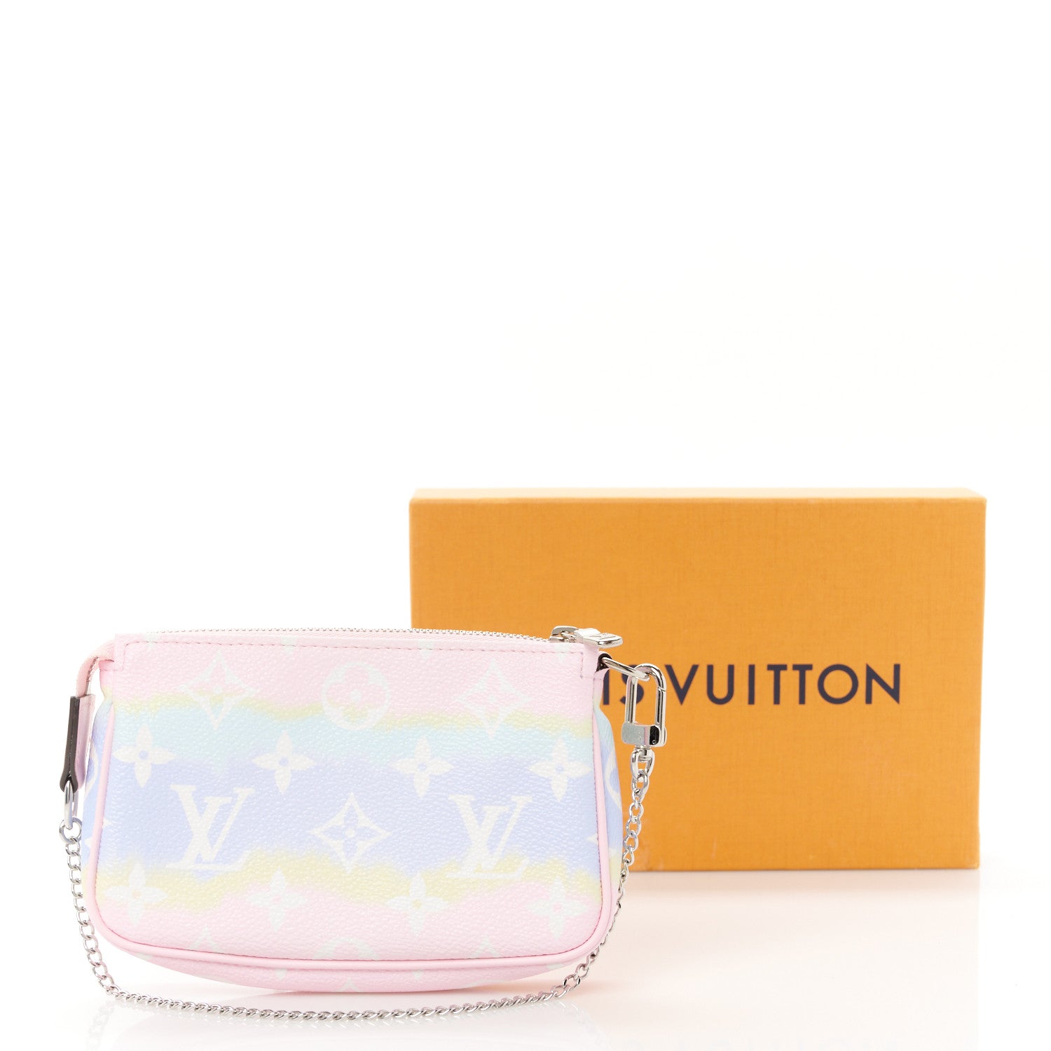 Louis Vuitton Monogram Escale Mini Pochette Accessories Pastel 9 of 9