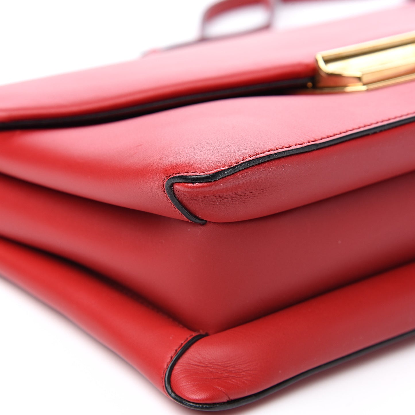 New Calfskin Ingrid Shoulder Bag Fuoco
