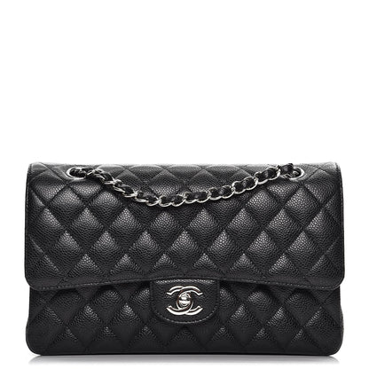 Chanel Caviar Quilted Medium Double Flap Black 1 of 9