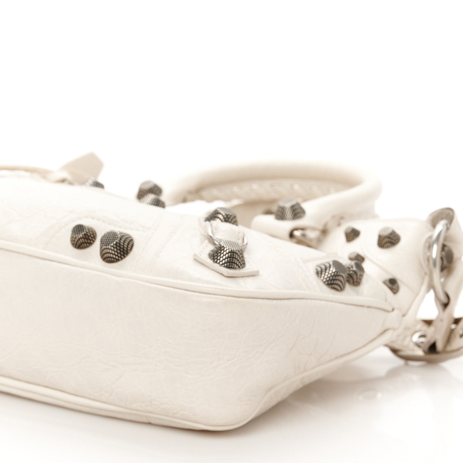 Balenciaga Agneau Arena Neo Cagole Medium Handbag White 10 of 11