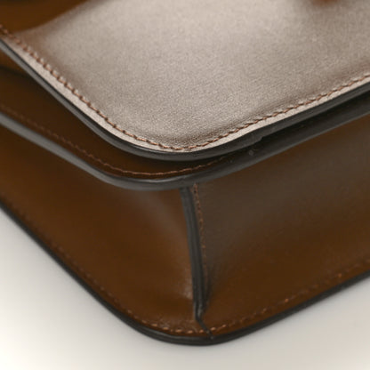 Celine Box Calfskin Medium Classic Box Flap Bag Camel 7 of 8