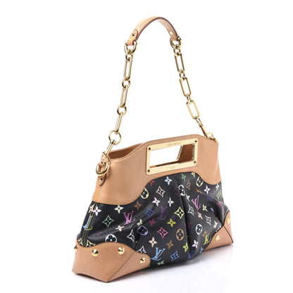 Louis Vuitton Monogram Multicolor Judy MM Black 2 of 8