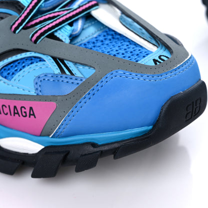 Balenciaga Mesh Nylon Mens Track Sneakers 40 Blue Black 10 of 11