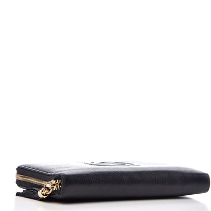 Gucci Calfskin Soho Zip Around Wallet Black 4 of 13
