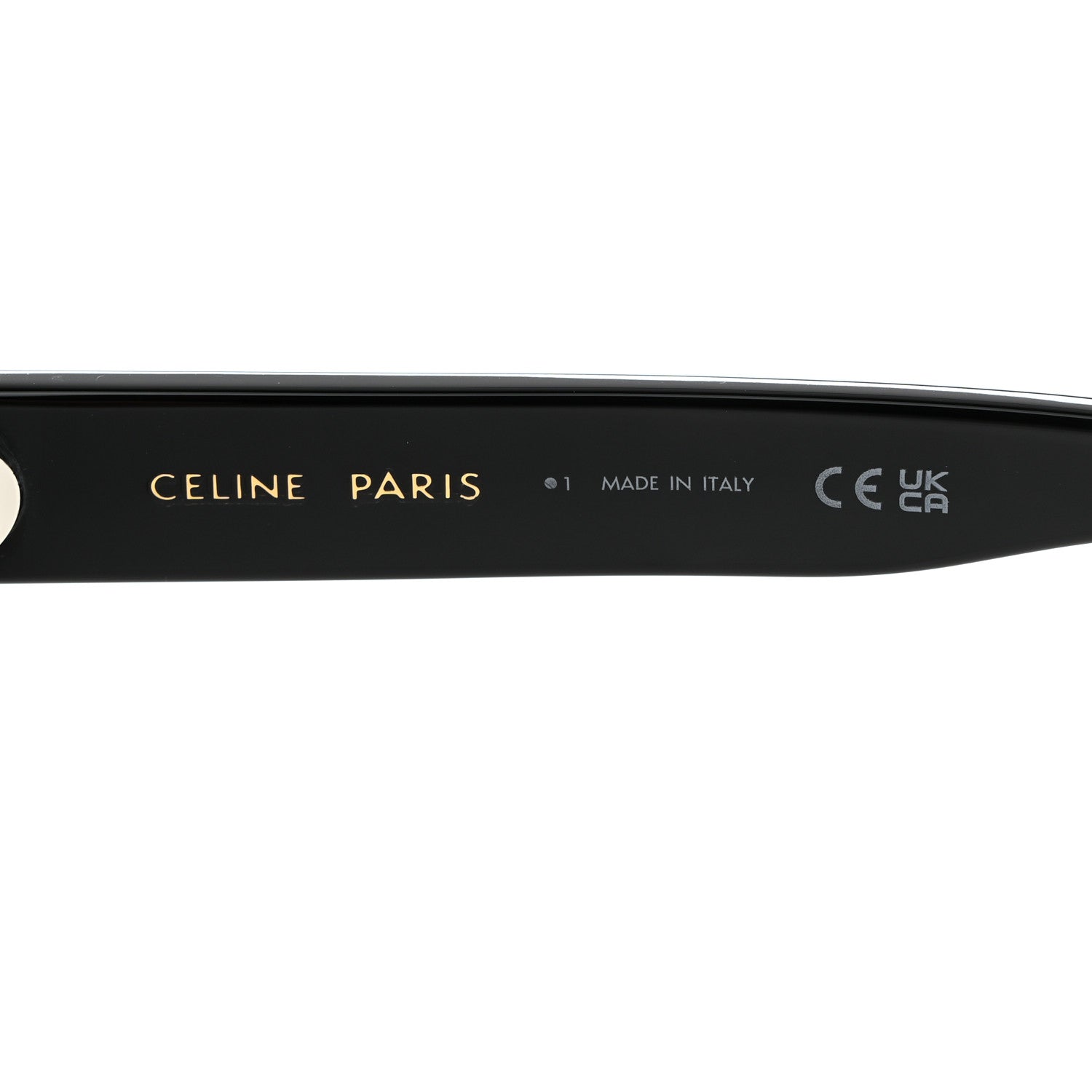 Celine Acetate Triomphe 01 Sunglasses CL 40304U Black 6 of 8