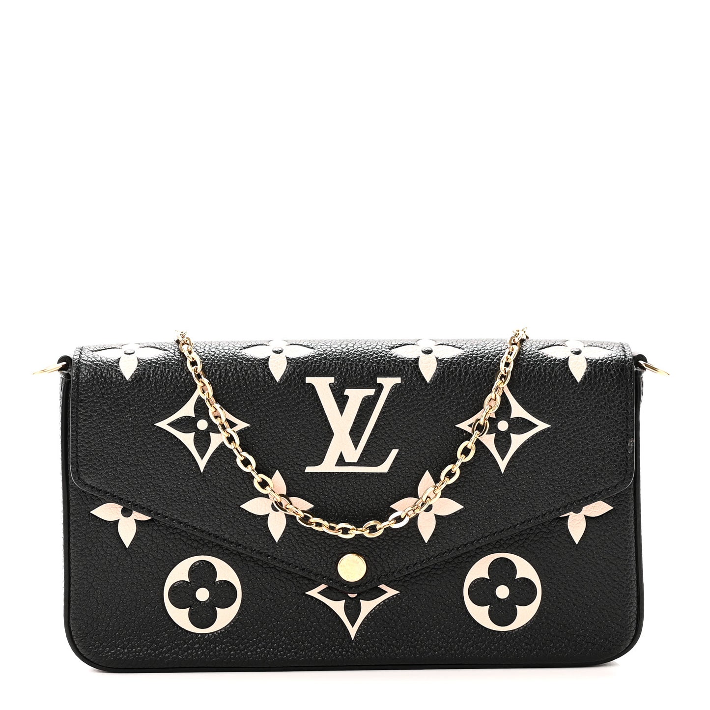 Empreinte Monogram Giant Felicie Pochette Black Beige