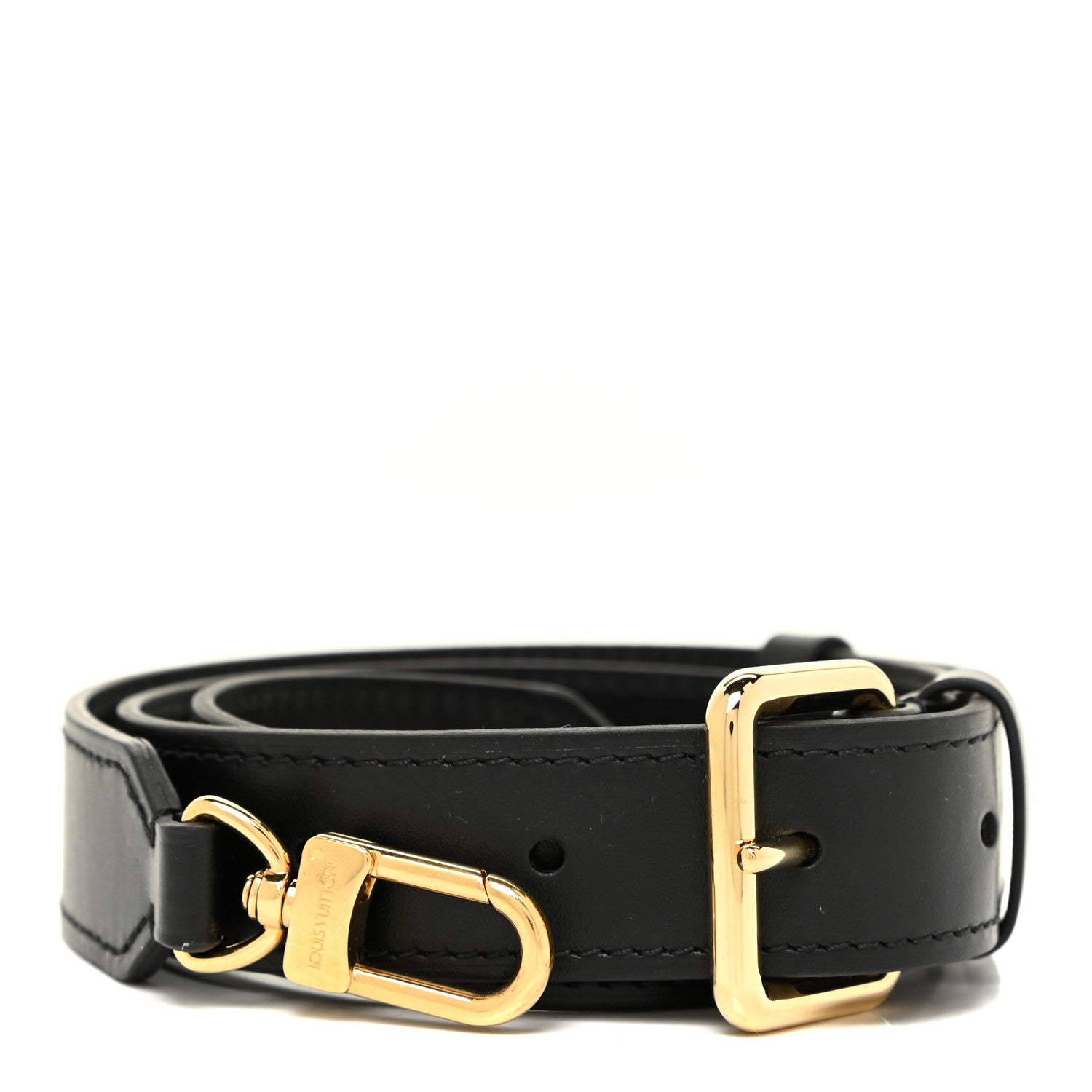 Louis Vuitton Calfskin Odeon PM Adjustable Shoulder Strap Black 1 of 5