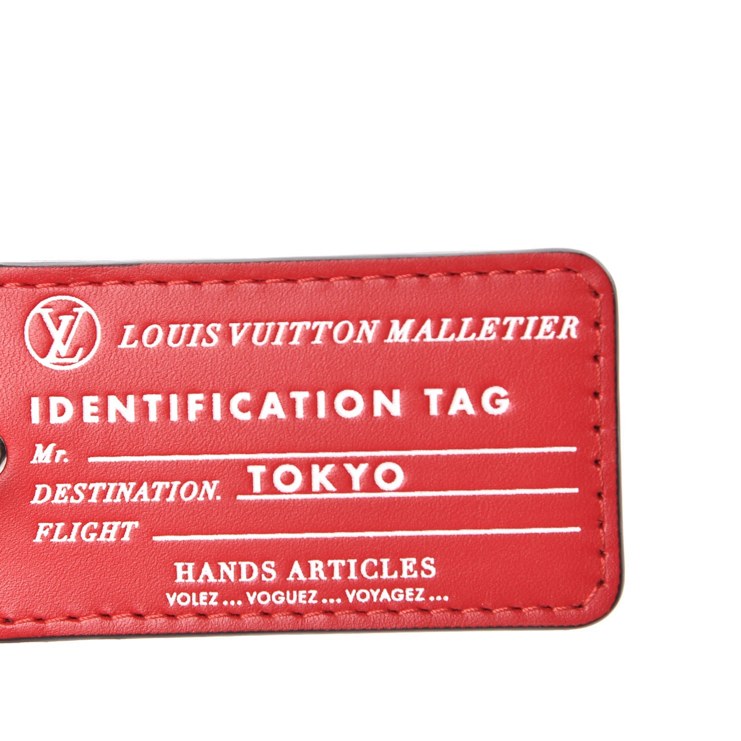 Louis Vuitton Monogram Eclipse Tokyo Name Tag 3 of 3