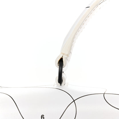 Off-White Calfskin Jitney 2.8 Puzzle Shoulder Bag White Black 12 of 13