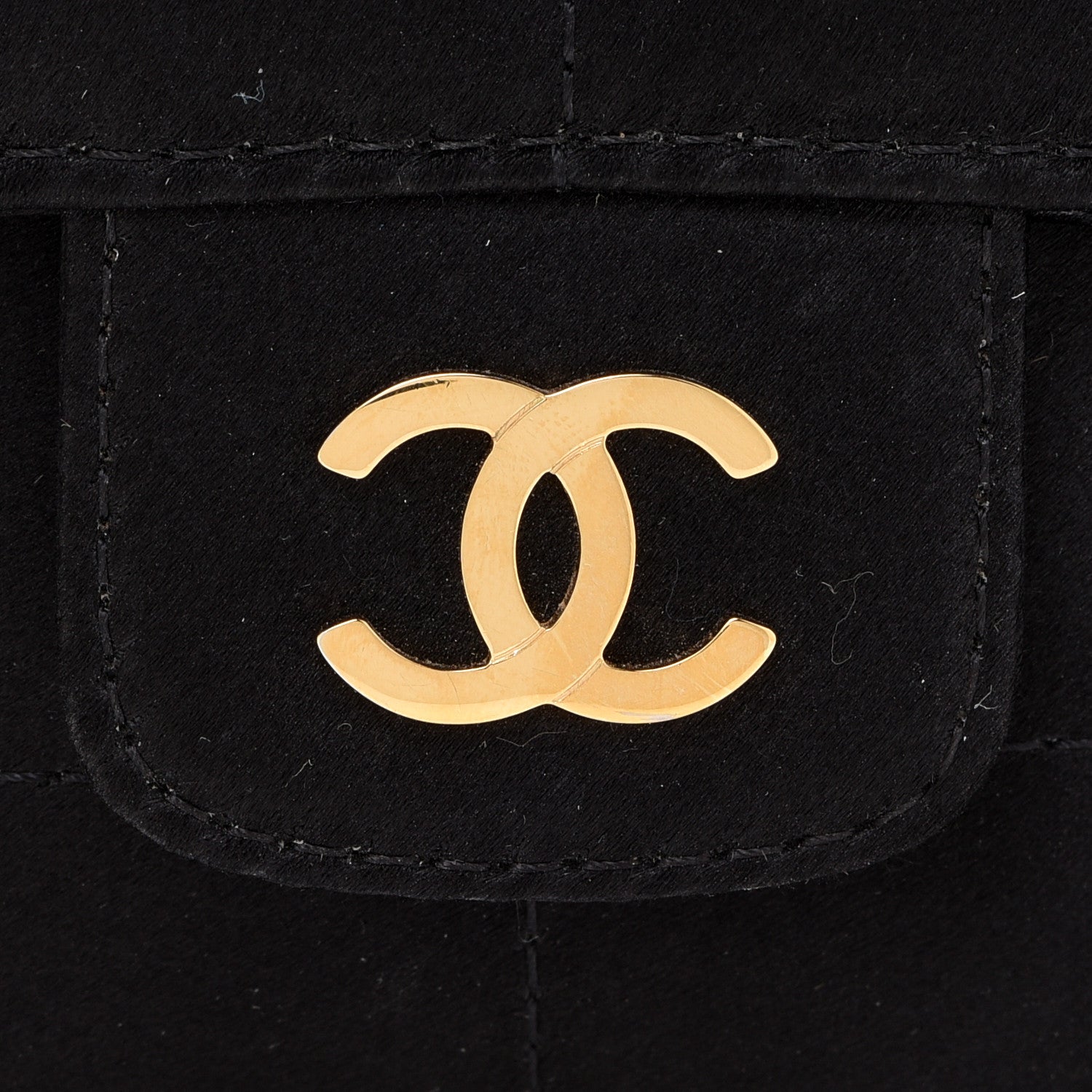 Chanel Satin Chocolate Bar Quilted Rectangular Mini Flap Black 8 of 11