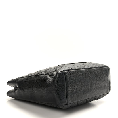 Chanel Caviar Quilted Petit Shopping Tote PST Black 4 of 9