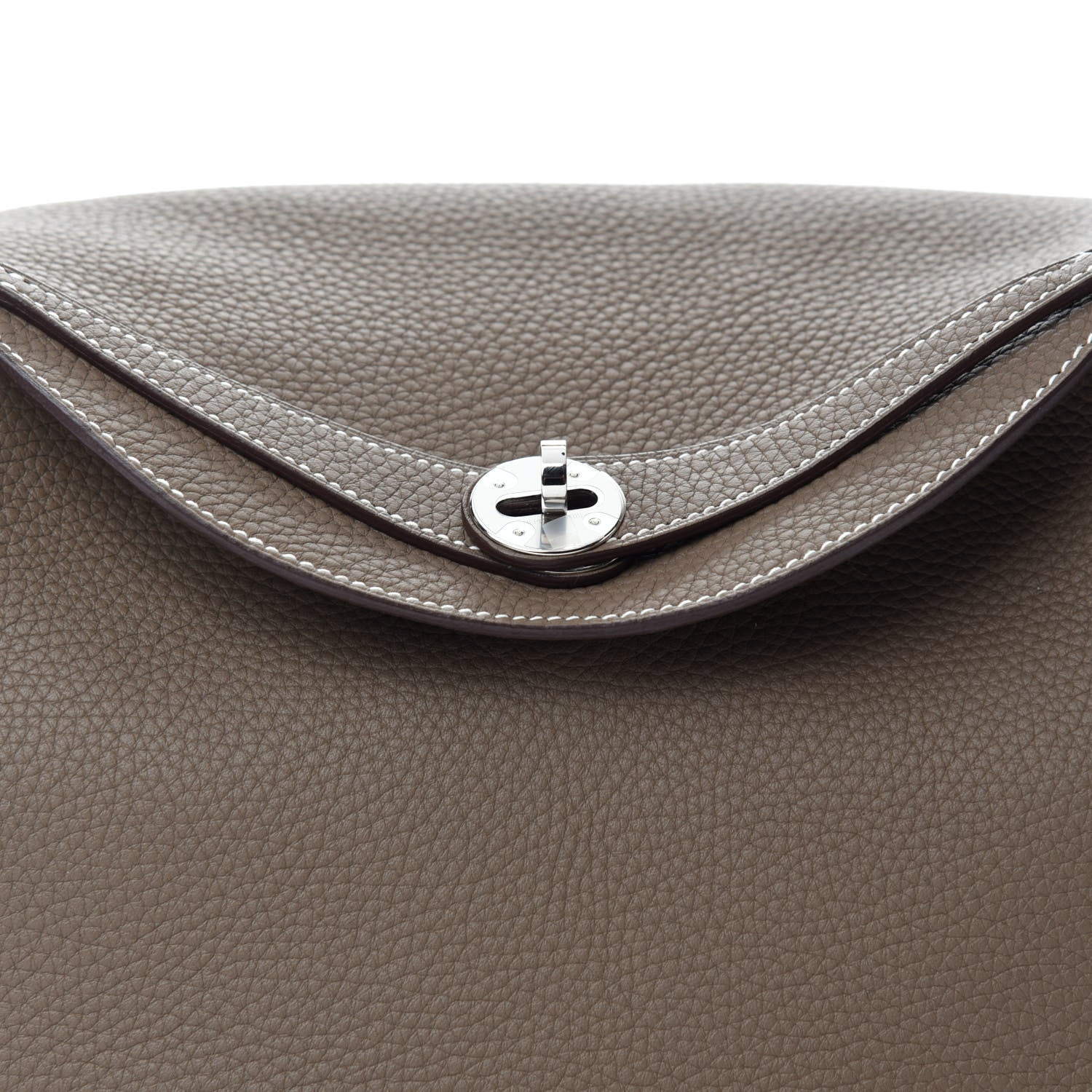 Hermes Taurillon Clemence Lindy 30 Etoupe 8 of 11