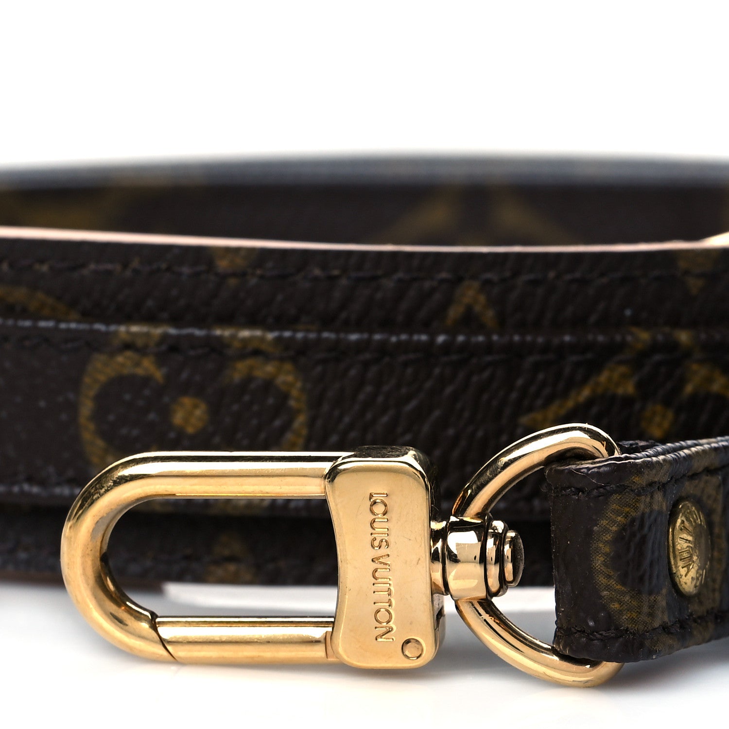 Louis Vuitton Monogram 16mm Adjustable Shoulder Strap 2 of 5