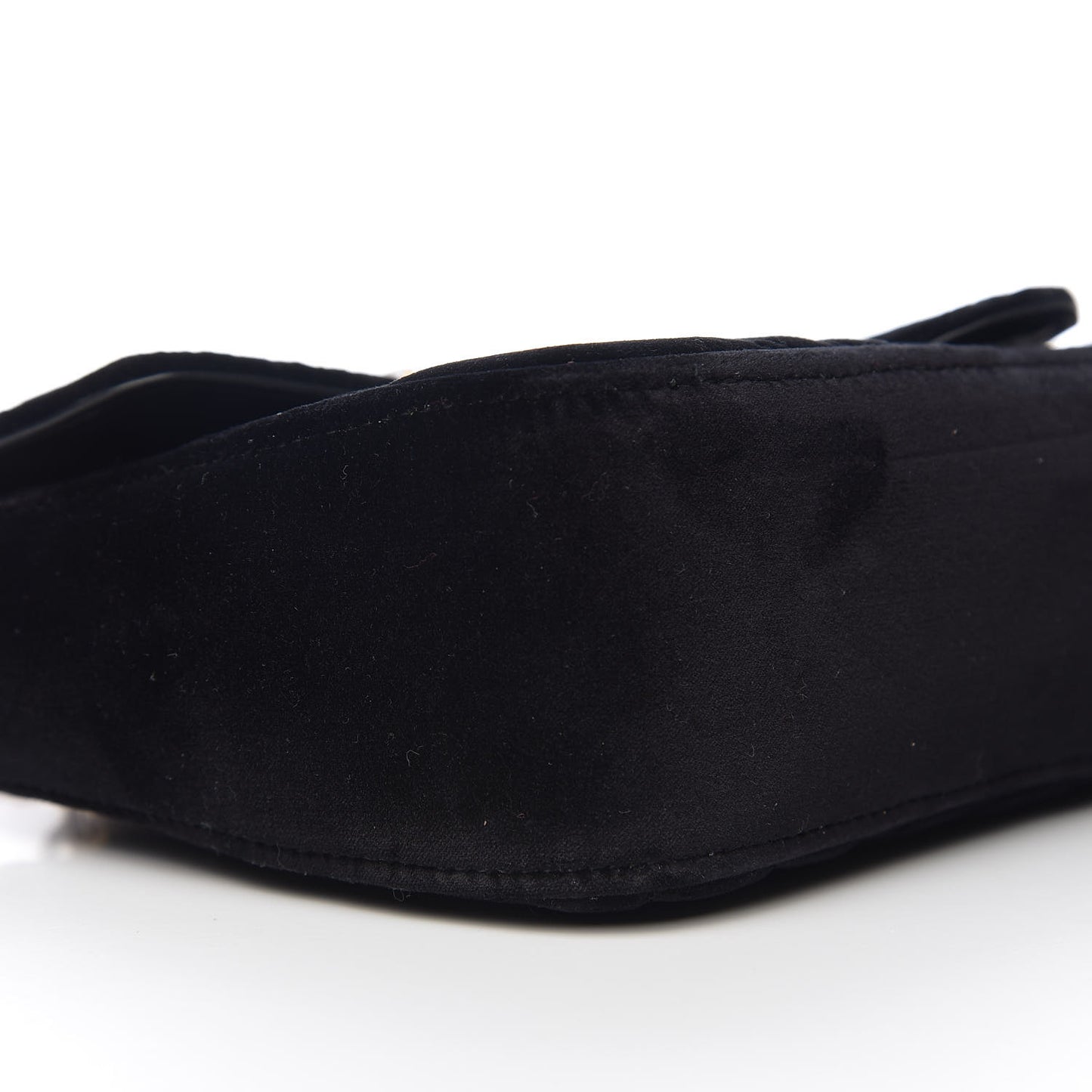 Velvet Matelasse Marquise Crystals Embroidered Small GG Marmont Shoulder Bag Black