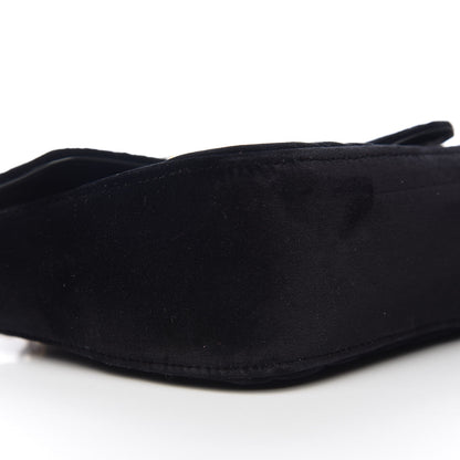 Gucci Velvet Matelasse Marquise Crystals Embroidered Small GG Marmont Shoulder Bag Black 7 of 9