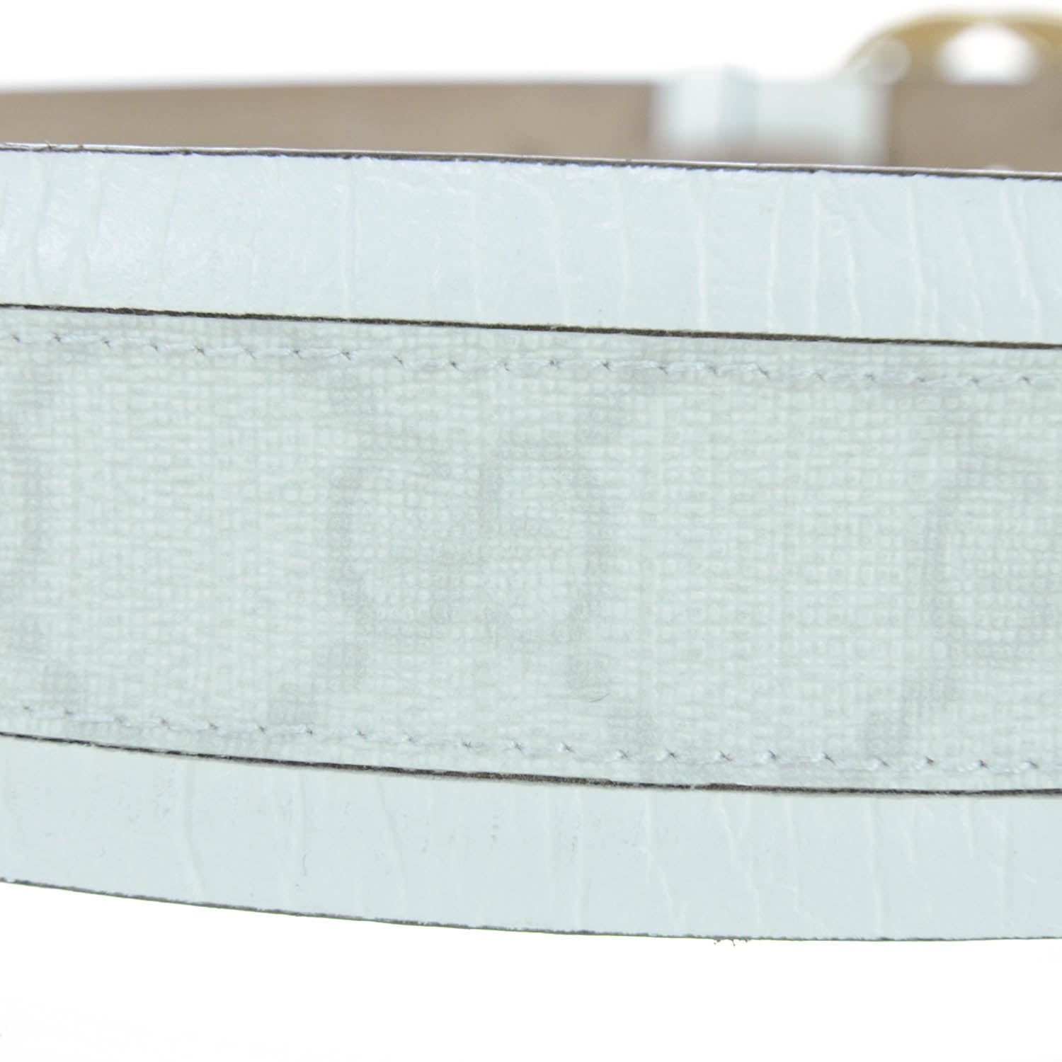 Gucci GG Plus Monogram Calfskin Interlocking G 40mm Belt 85 34 White 3 of 5