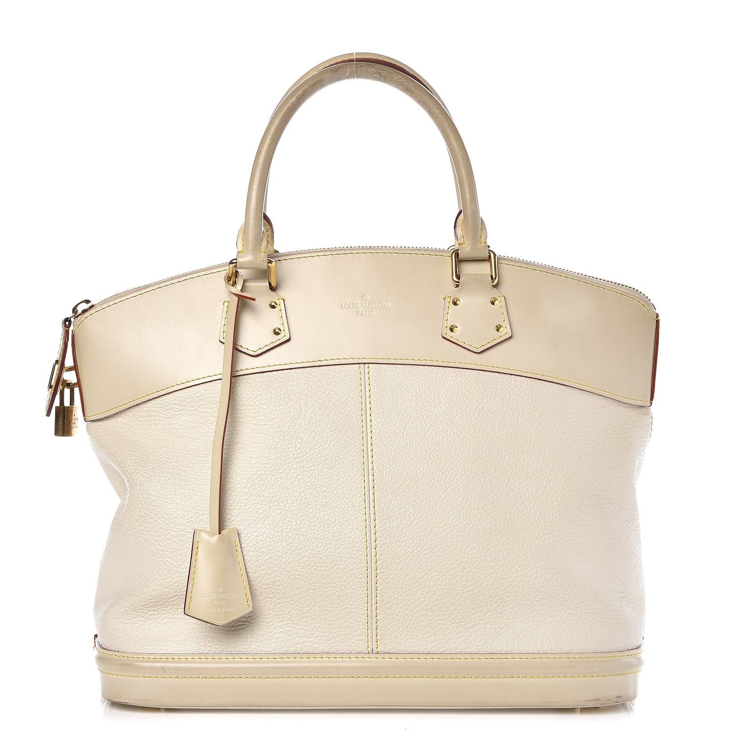 Louis Vuitton Suhali Lockit MM White 1 of 19