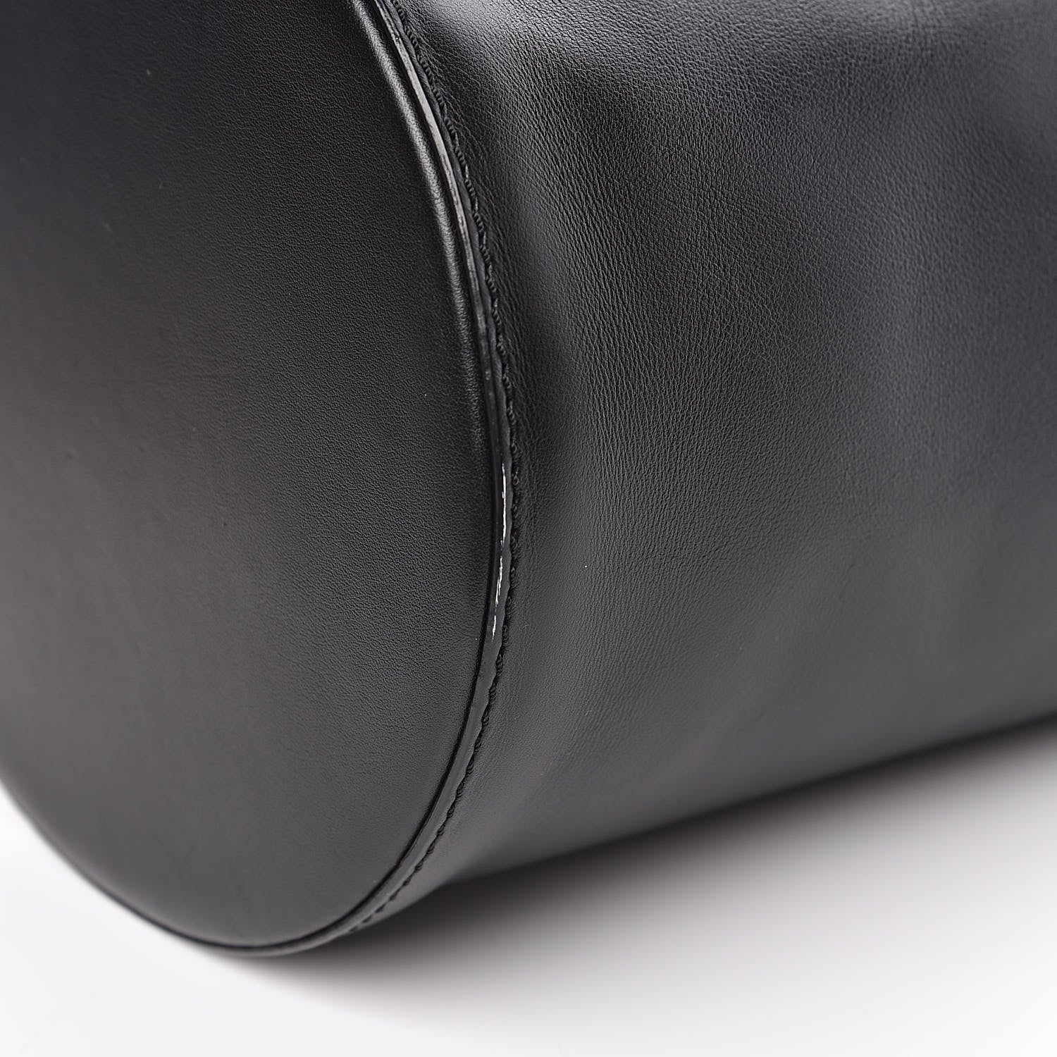 Valentino Garavani Vitello Rockstud Bucket Bag Black 11 of 12