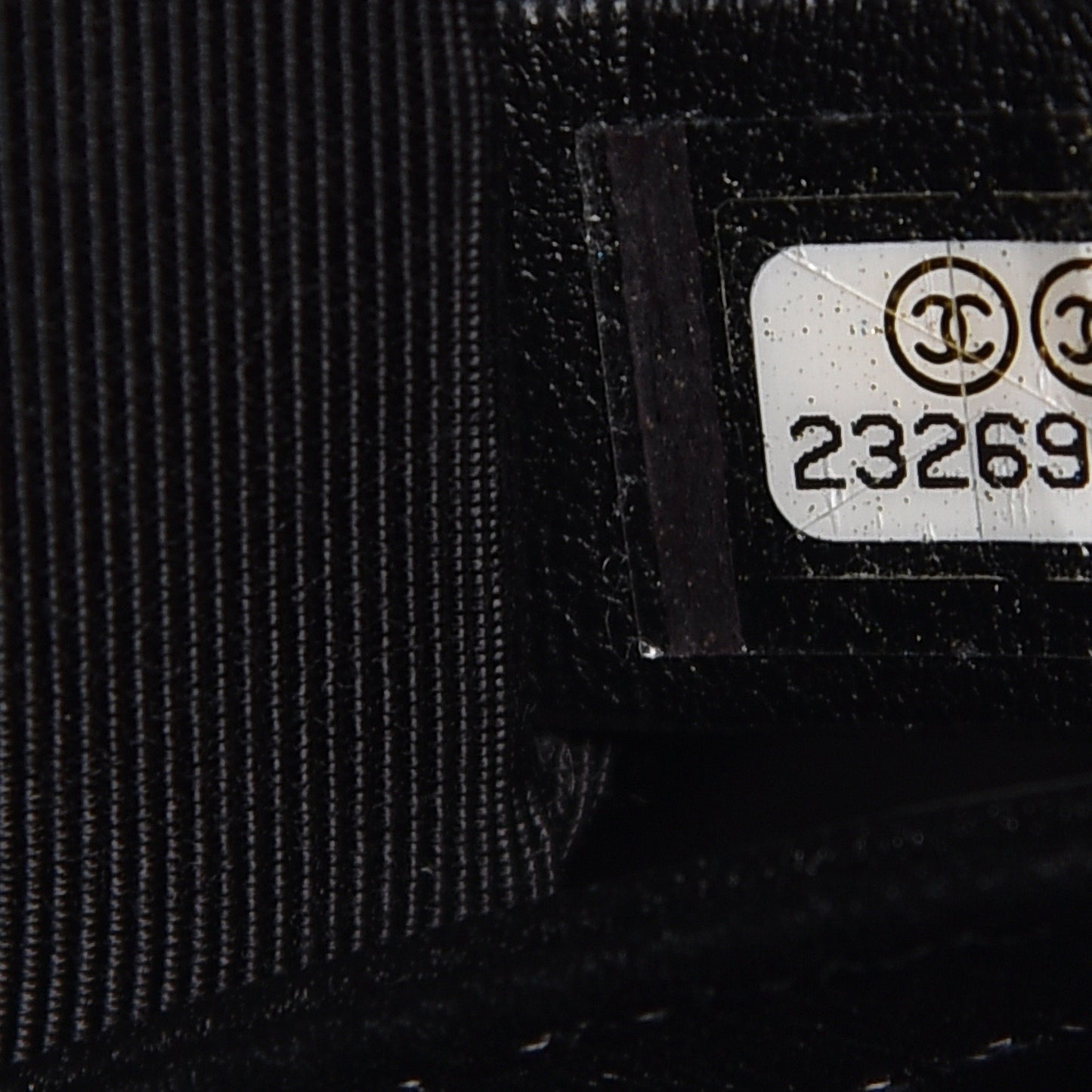 Lambskin Quilted Large Drawstring Bag Black