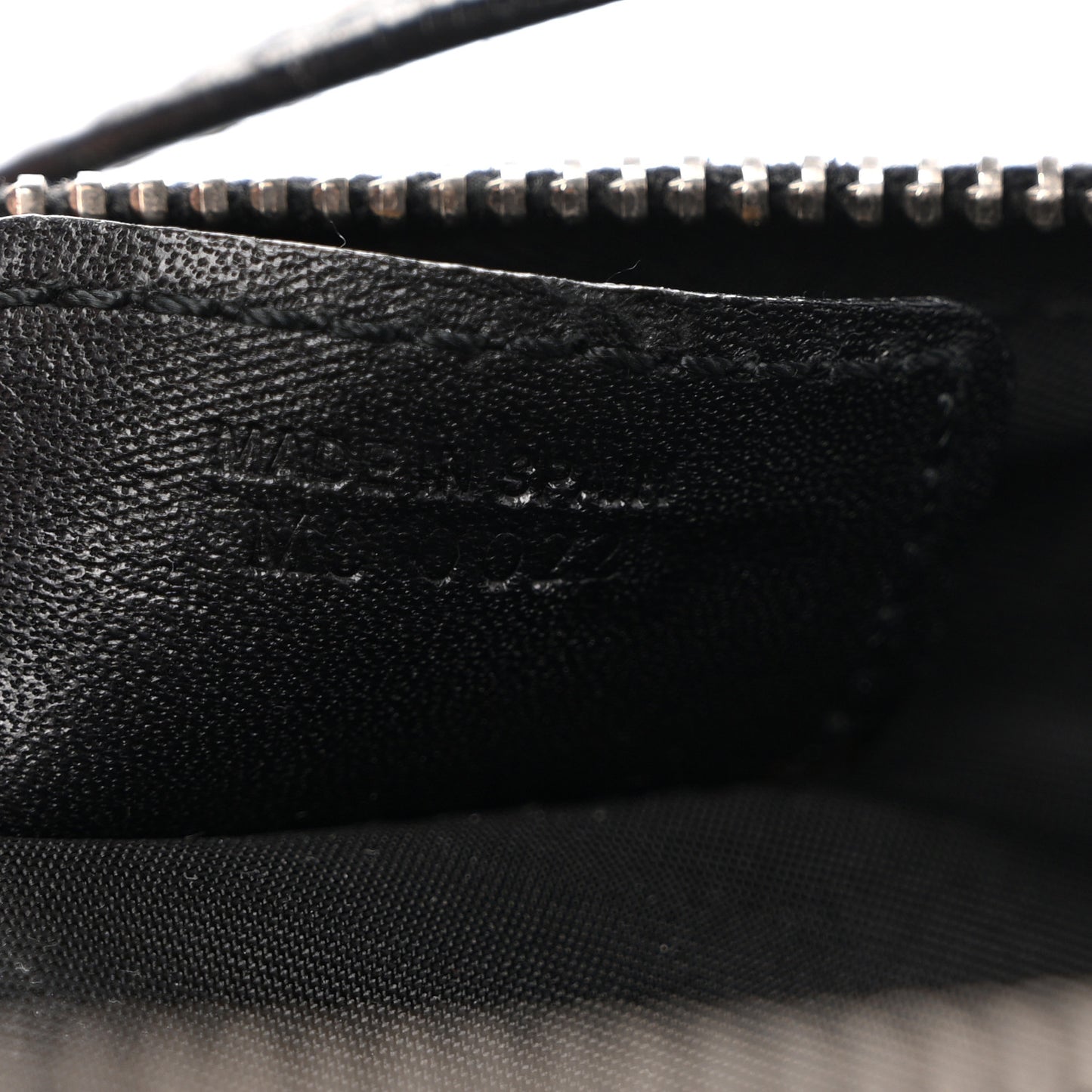 Monogram Mini Saddle Pochette Black