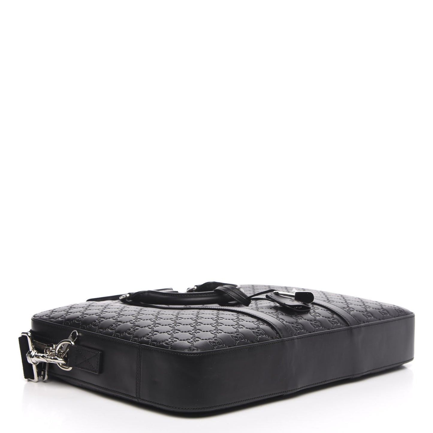 Guccissima Signature Briefcase Black