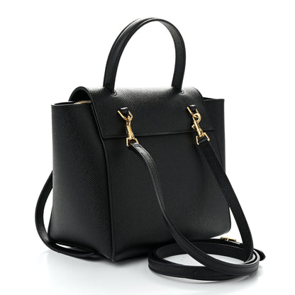 Celine Grained Calfskin Nano Belt Bag Black 3 of 10