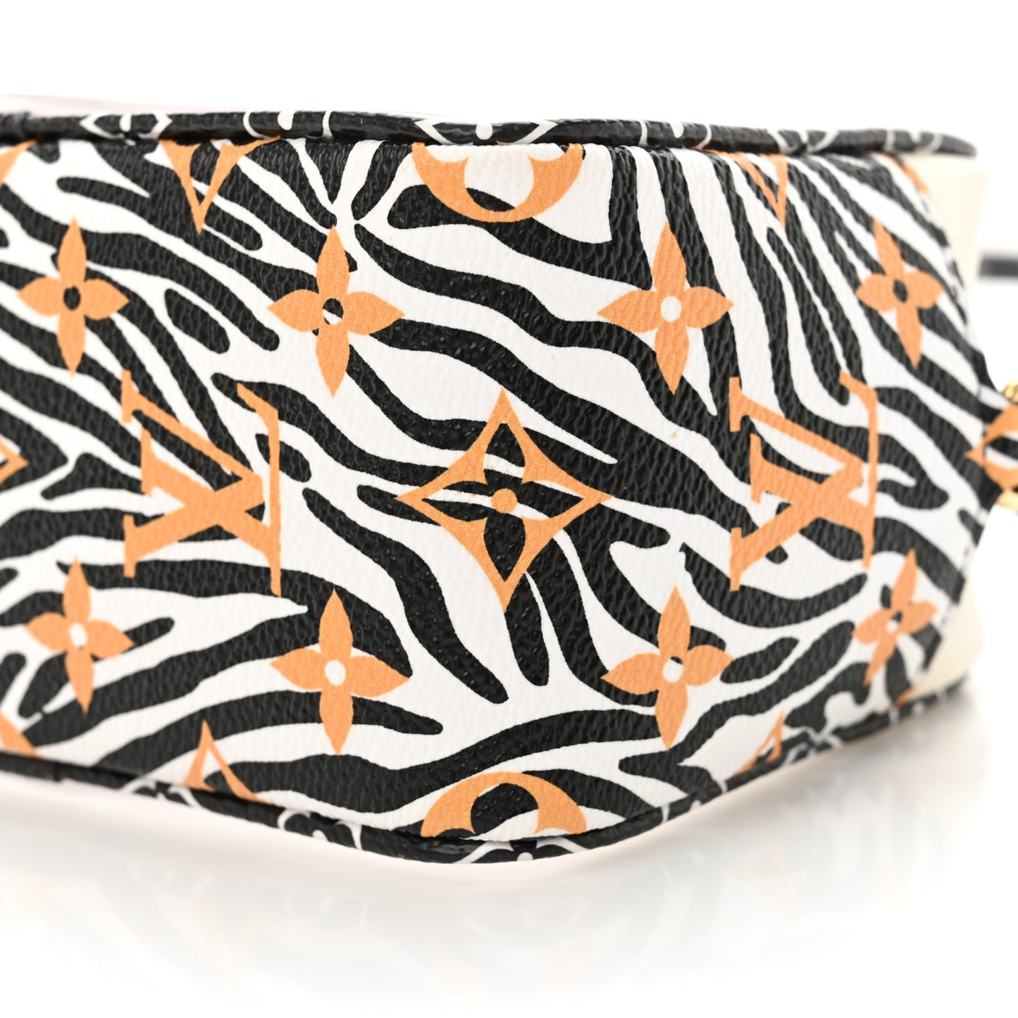 Monogram Giant Jungle Beach Pouch Ivory