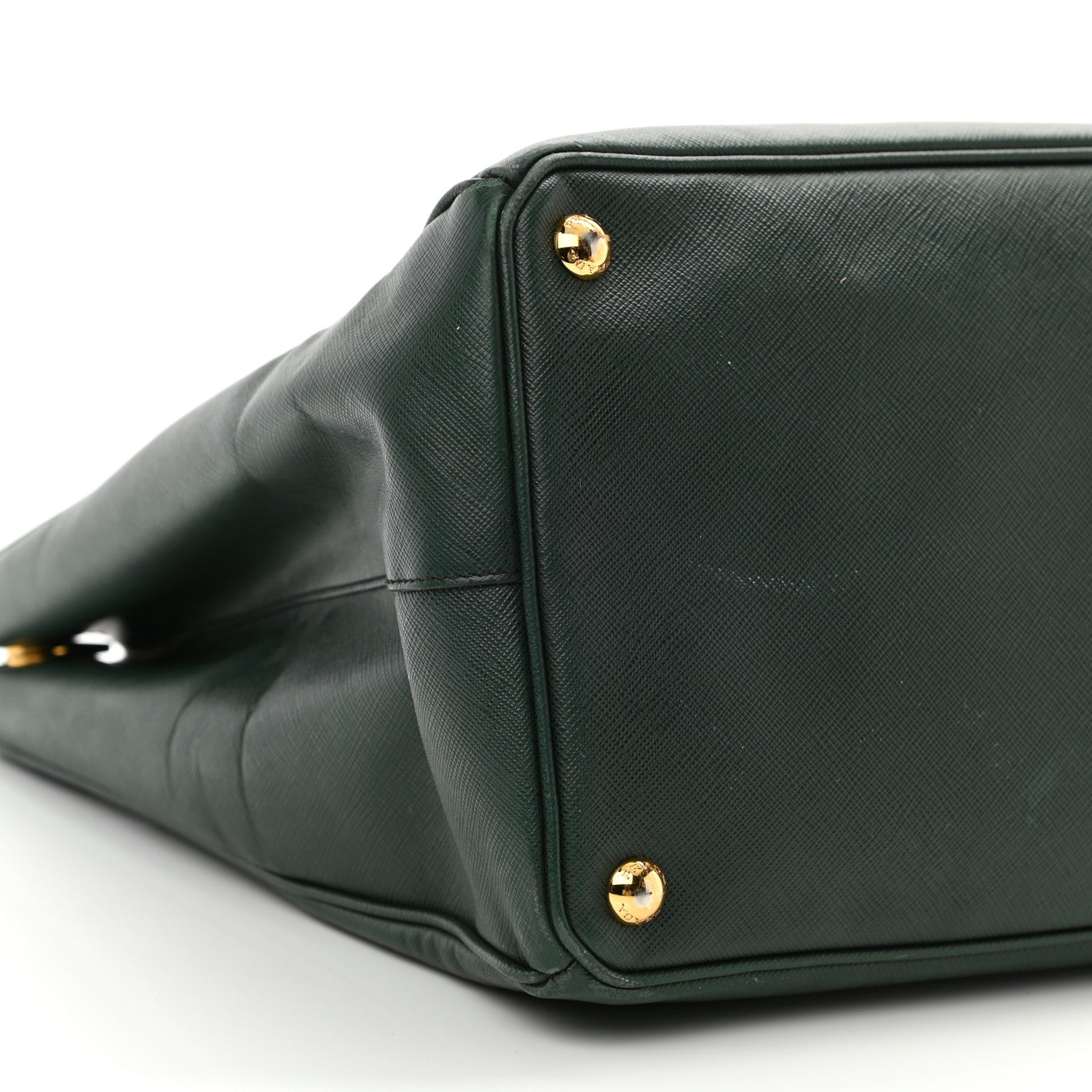 Prada Saffiano Large Galleria Double Zip Tote Militare 8 of 17