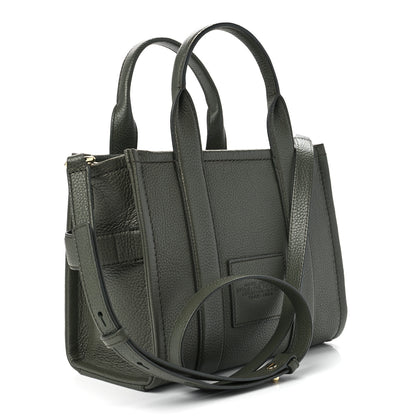 Marc Jacobs Grained Calfskin Small The Tote Bag Bronze Green 2 of 13