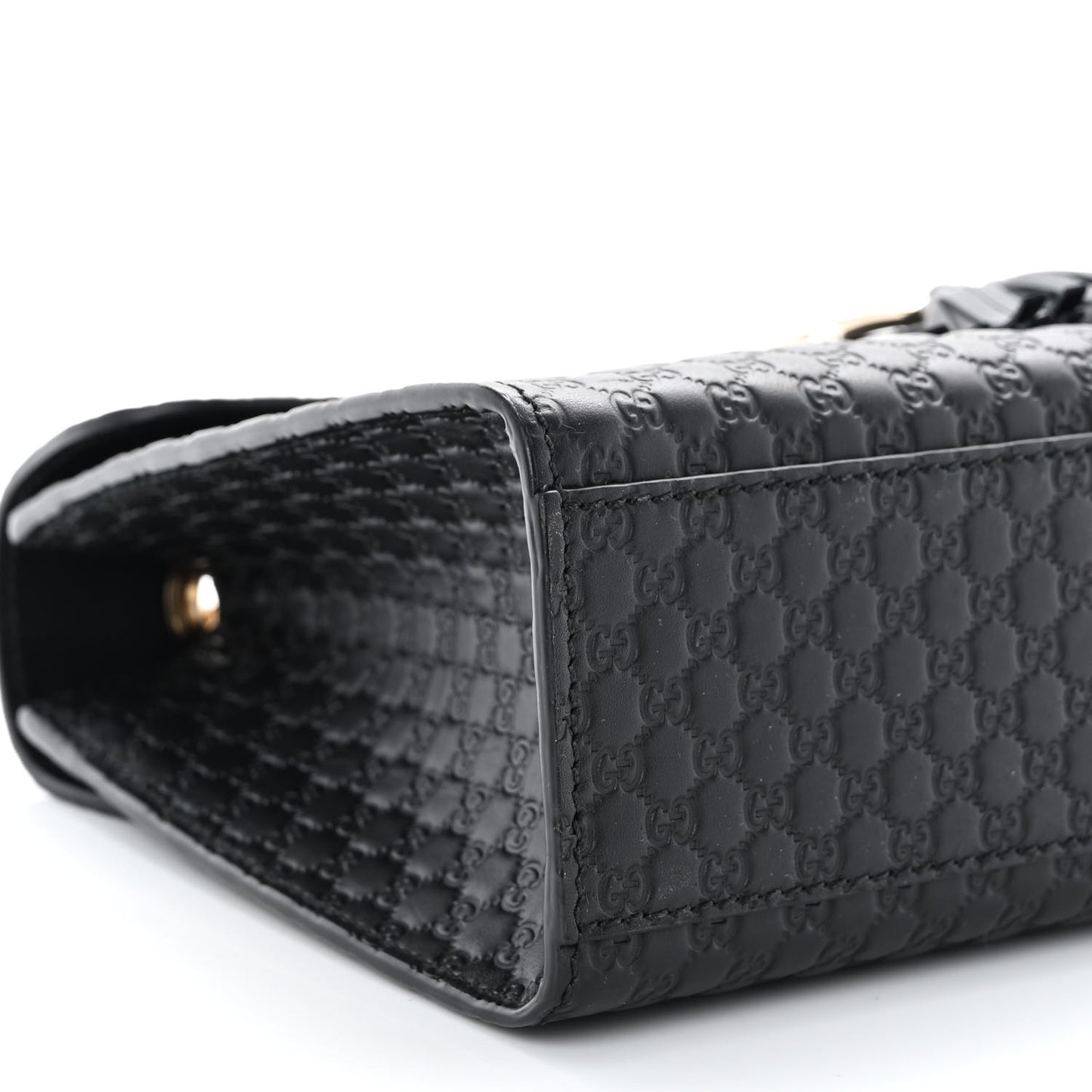 Microguccissima Medium Emily Chain Shoulder Bag Black