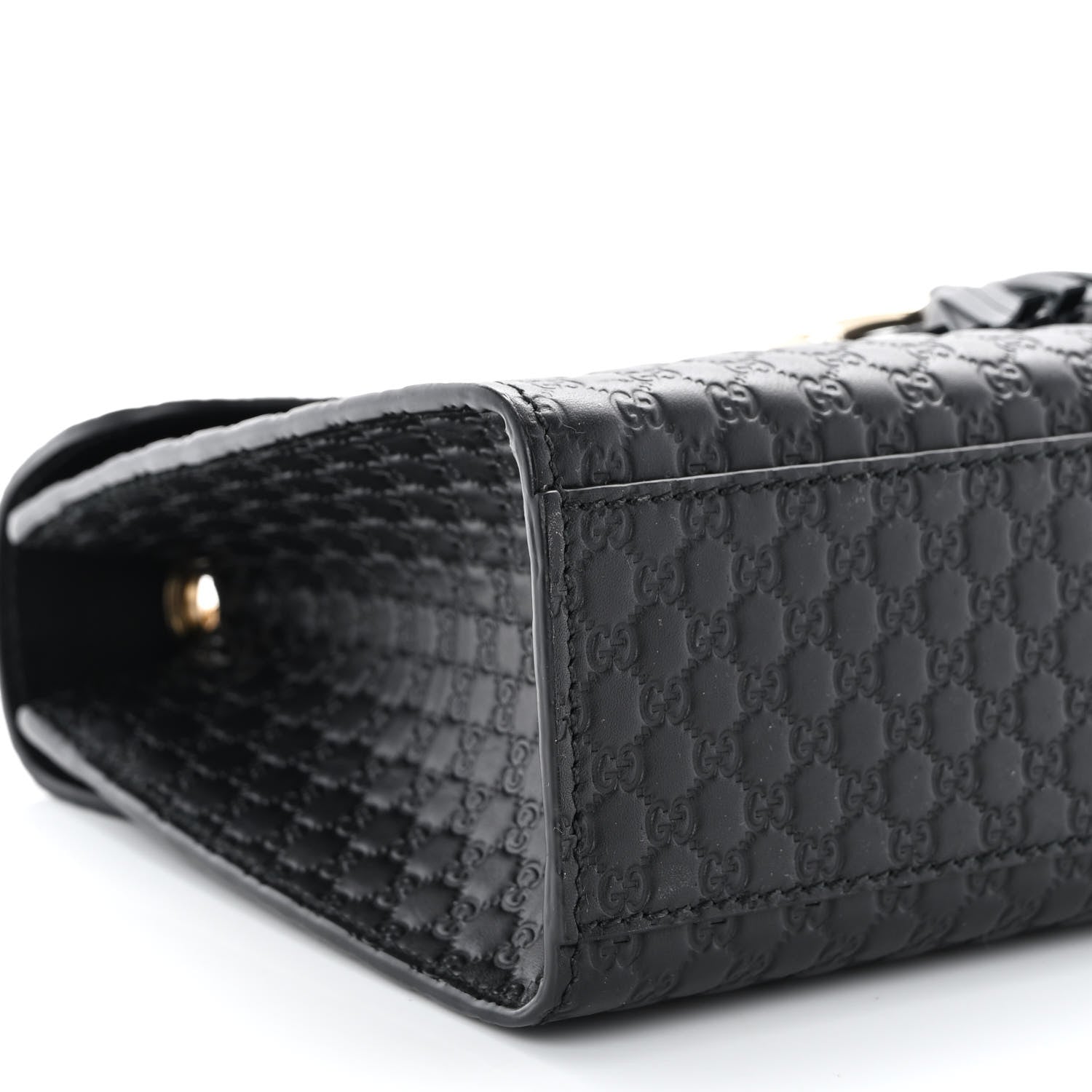 Gucci Microguccissima Medium Emily Chain Shoulder Bag Black 9 of 10