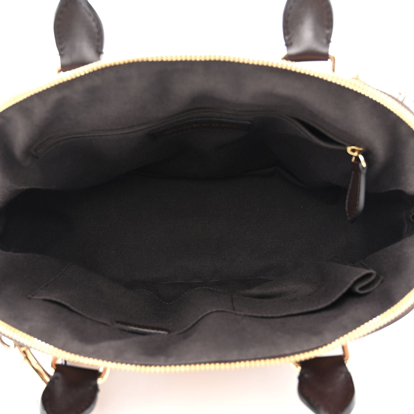 Haymarket Check Small Orchard Bowling Bag Chocolate