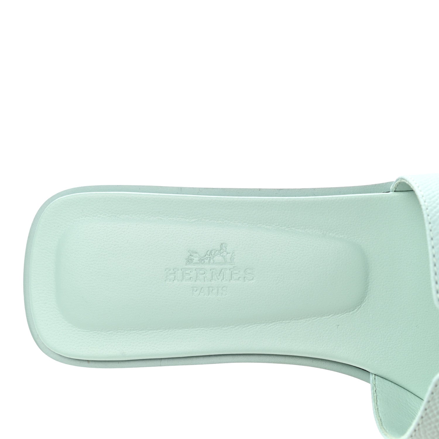 Hermes Epsom Oran Sandals 37 Vert Embrun 7 of 9