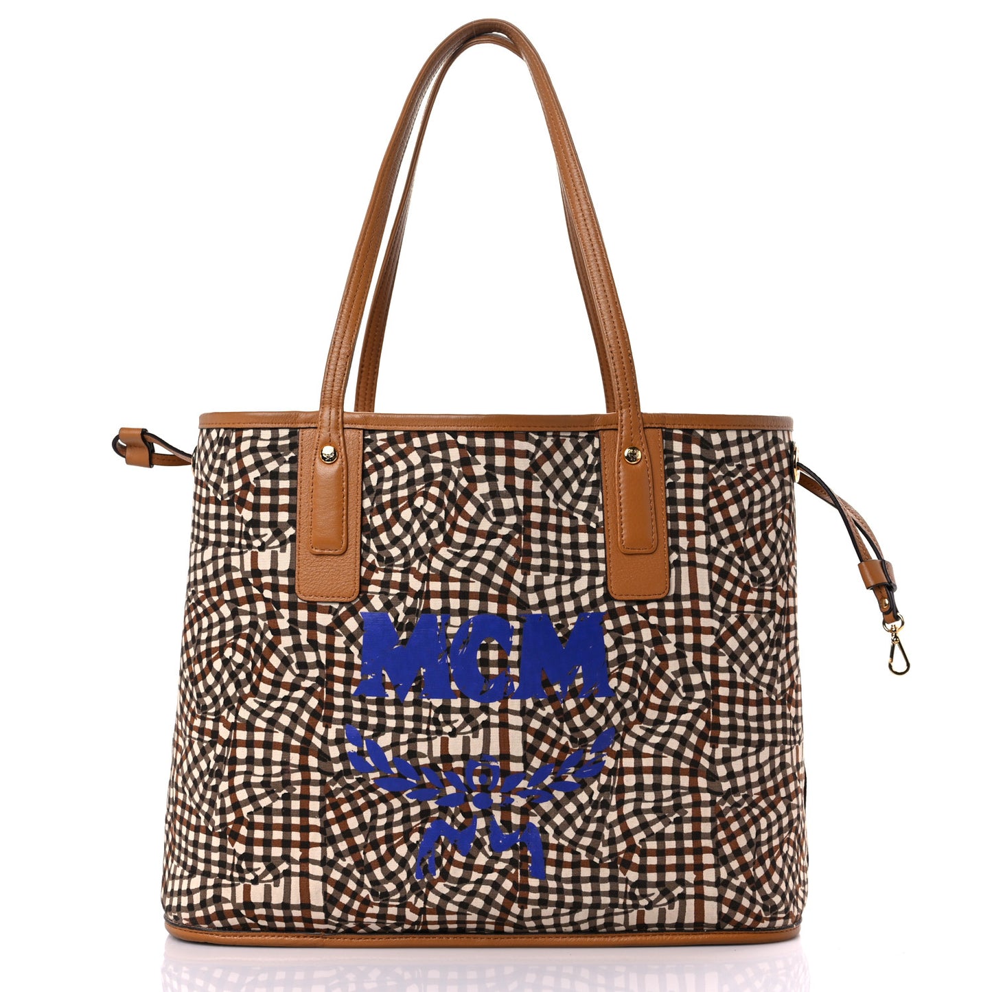 Visetos Medium Liz Reversible Shopper Tote Cognac