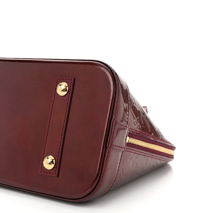 Louis Vuitton Vernis Alma PM Rouge Fauviste 9 of 9