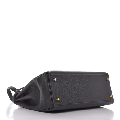 Hermes Togo Kelly Retourne 32 Black 5 of 38