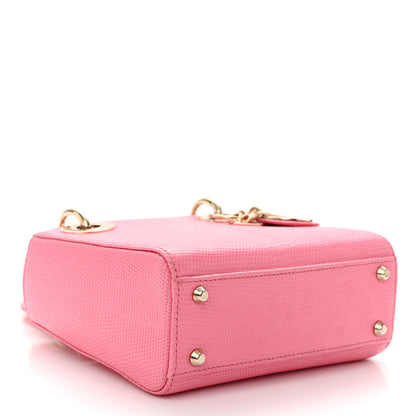 Christian Dior Lizard Mini Lady Dior Pink 4 of 11