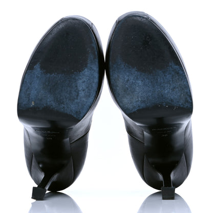 Saint Laurent Vernigolf Tribtoo Platform 80 Pumps 38 Black 6 of 8