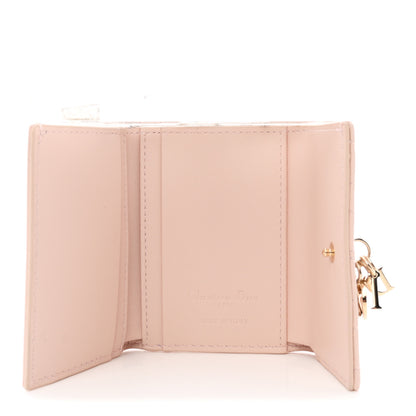 Christian Dior Lambskin Cannage My Dior Veronia Wallet Powder Pink 5 of 7