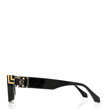 Louis Vuitton Acetate 1.1 Millionaires Sunglasses Z1165W Black 3 of 8