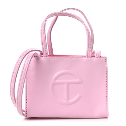 Telfar Vegan Leather Small Shopping Bag Bubblegum 1 of 9