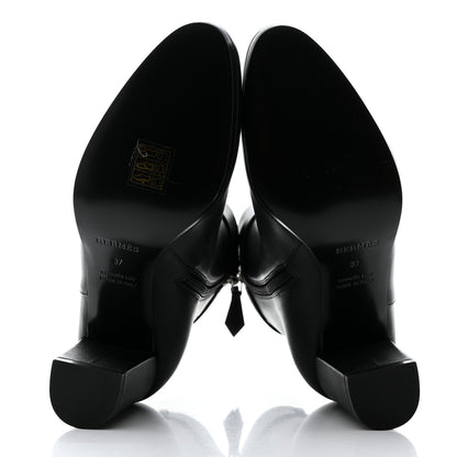 Hermes Calfskin Saint Germain Ankle Boots 37 Black 5 of 9
