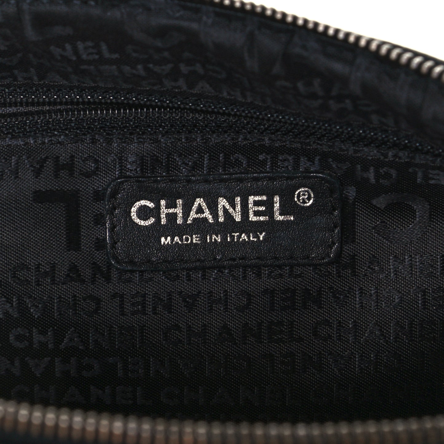 Caviar Square Stitched Tote Black