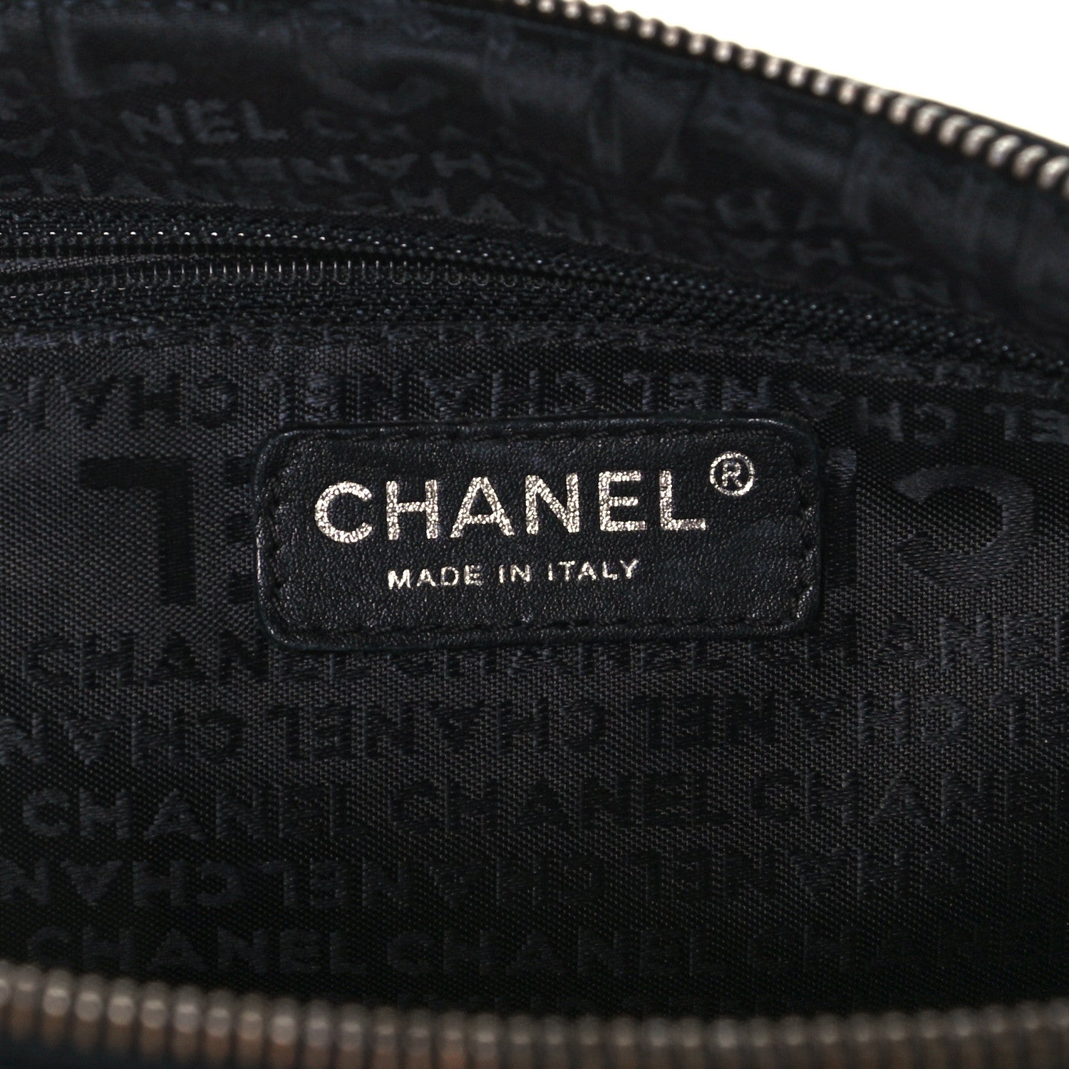 Chanel Caviar Square Stitched Tote Black 5 of 9
