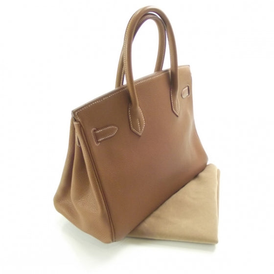 Hermes Taurillon Clemence Birkin 30 Gold 3 of 12