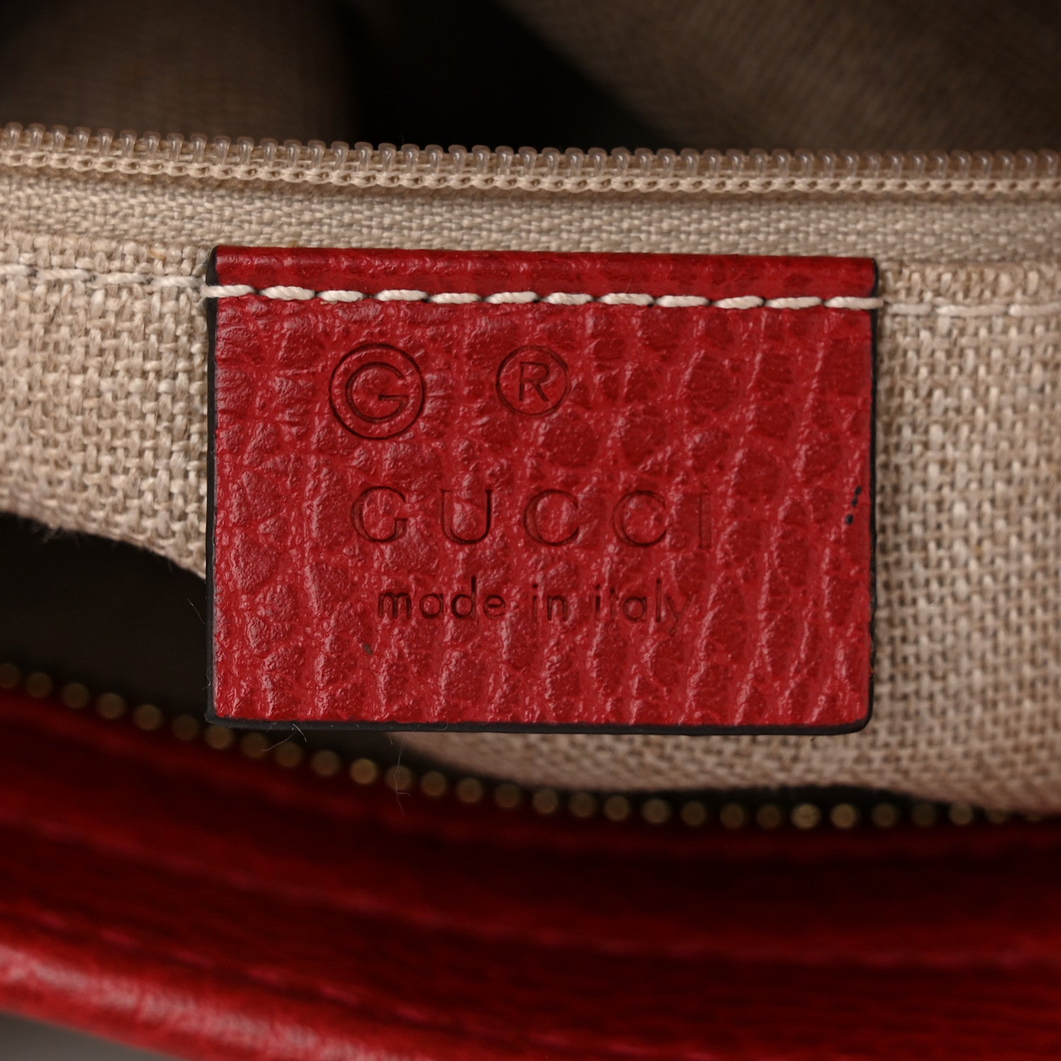 Gucci Monogram Small Bree Tote Red 6 of 10