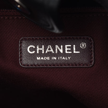 Chanel Calfskin Quilted Small Casual Riviera Tote Black 6 of 10
