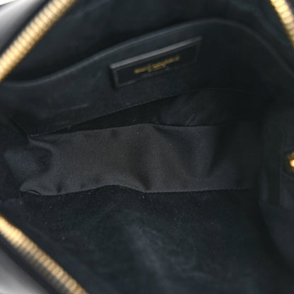 Saint Laurent Calfskin Matelasse Monogram Lou Camera Bag Black 5 of 10