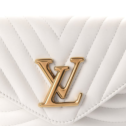 Louis Vuitton Calfskin New Wave Multi Pochette Snow 9 of 10